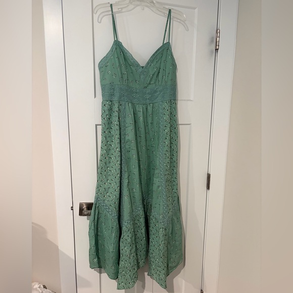 AMERICAN EAGLE MISSES V NECK MIDI SUNDRESS SIZE LARGE NWT! - Picture 5 of 7